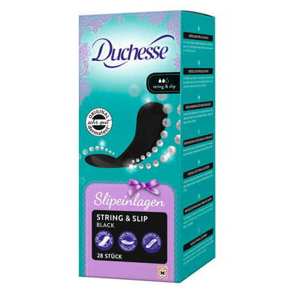Artikelbild für Duchesse Slipeinlagen String & Slip Black, 28 St., Artikelnummer 158638