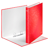 Artikelbild 1 für LEITZ WOW Ringbuch 2-Ringe rot 4,0 cm DIN A4, 1 St., Artikelnummer 235053