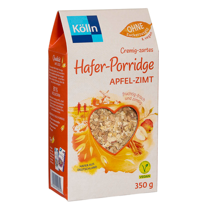 Artikelbild für Kölln Porridge Apfel-Zimt 350,0 g, 1 St., Artikelnummer 296219