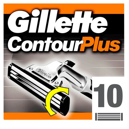 Artikelbild 2 für Gillette ContourPlus Rasierklingen 10 St., Artikelnummer 653549