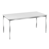 Artikelbild 1 für SODEMATUB Mehrzwecktisch weiß rechteckig, Vierkantrohr chrom, 160,0 x 80,0 x 74,0 cm, Artikelnummer 405191