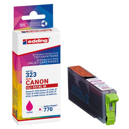 Artikelbild für edding EDD-323 magenta Druckerpatrone kompatibel zu Canon CLI-551 XL, Artikelnummer 426801