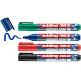 Artikelbild 1 für edding 363 Whiteboard-Marker farbsortiert 1,0 - 5,0 mm, 4 St., Artikelnummer 477950