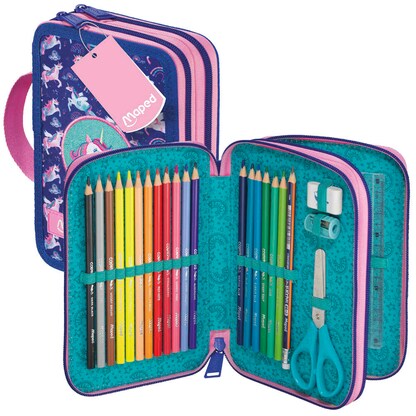 Artikelbild für maped Federmäppchen befüllt EINHORN Einhorn 38-teilig, 22,0 x 14,0 cm, Artikelnummer 798047