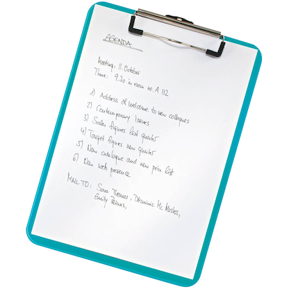 Artikelbild für LEITZ Klemmbrett WOW 3971 DIN A4 eisblau Kunststoff, 1 St., Artikelnummer 524203