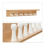 Artikelbild 1 für relaxdays Handtuchhalter braun, 1 St., Artikelnummer 471571