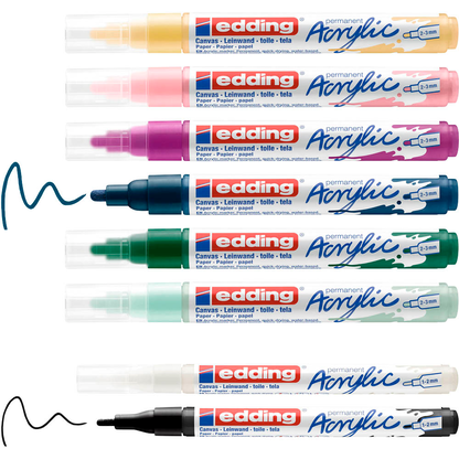 Artikelbild für edding nordic Acrylstifte-Set farbsortiert 1 Set, Artikelnummer 496903