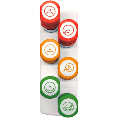 Artikelbild 5 für COLOP Little NIO Emoji Motivstempel-Set Belohnung Smiley 1,7 x 1,7 cm, 6 St., Artikelnummer 619997