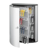 Artikelbild 1 für DURABLE Schlüsselkasten alu, schwarz mit 48 Haken, Zylinderschloss, 30,0 x 11,8 x 40,0 cm, 1 St., Artikelnummer 569525