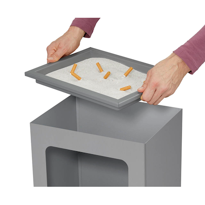 Artikelbild 4 für SZ Metall Standaschenbecher edelstahl, 1 St., Artikelnummer 450268