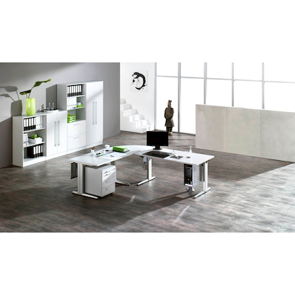 Artikelbild 6 für HAMMERBACHER Regalschrank Sira, V7700/W/W/RE weiß 80,0 x 42,0 x 200,4 cm, 1 St., Artikelnummer 642400