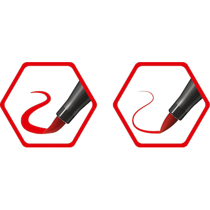 Artikelbild 7 für STABILO Pen 68 brush Brush-Pens schwarz, 10 St., Artikelnummer 272181