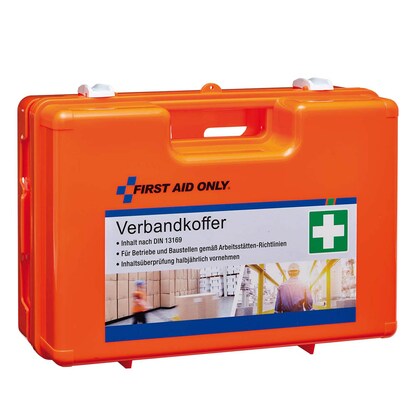 Artikelbild für FIRST AID ONLY® Verbandskasten DIN 13169 orange, Artikelnummer 314129