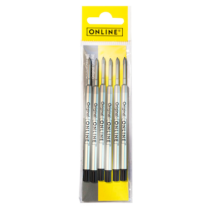 Artikelbild 3 für ONLINE® Kugelschreiberminen M schwarz, 6 St., Artikelnummer 238289