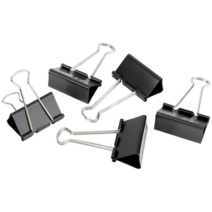 Artikelbild für Gowi Foldbackklammern schwarz 5,1 cm, 12 St., Artikelnummer 721577