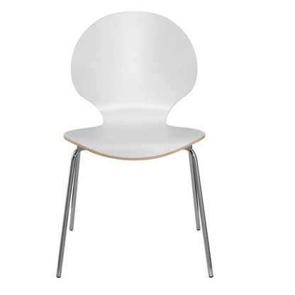 Artikelbild 4 für Nowy Styl Schalenstühle Cafe VI weiß Holz, 4 St., Artikelnummer 472600