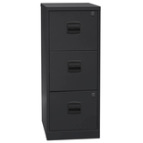 Artikelbild 1 für BISLEY Home PFA 3 Hängeregistraturschrank schwarz 3 Schubladen 41,3 x 40,0 x 101,5 cm, 1 St., Artikelnummer 215848