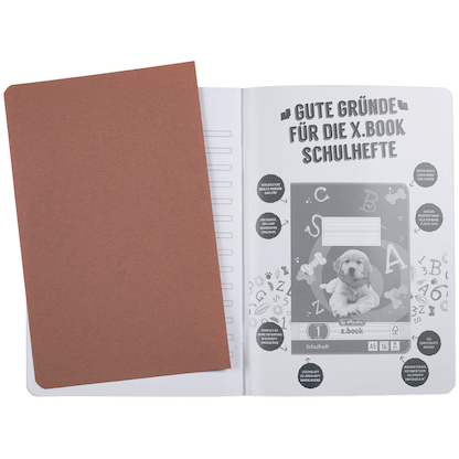 Artikelbild 4 für herlitz Schulheft x.book Lineatur 3 liniert DIN A5 ohne Rand, 16 Blatt, 1 St., Artikelnummer 891832