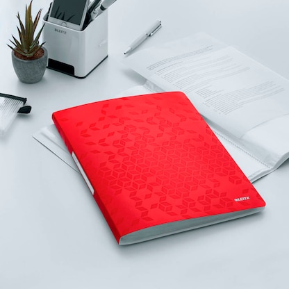 Artikelbild 3 für LEITZ WOW Sichtbuch DIN A4, 40 Hüllen rot, 1 St., Artikelnummer 235107
