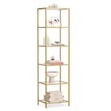 Artikelbild 1 für VASAGLE Bücherregal gold 40,0 x 30,0 x 177,3 cm, 1 St., Artikelnummer 261049