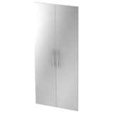 Artikelbild 1 für HAMMERBACHER Basic Türen silber 184,0 cm, Artikelnummer 817486