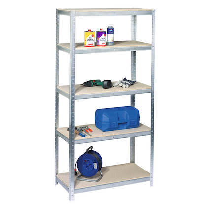 Artikelbild 5 für SZ Metall Schwerlastregal 24180-I(LV) silber 90,0 x 45,0 x 180,0 cm, Artikelnummer 830604