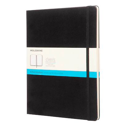 Artikelbild 2 für MOLESKINE Notizbuch Classic Collection fester Einband ca. DIN A4 punktkariert, schwarz Hardcover 192 Seiten, 1 St., Artikelnummer 512448