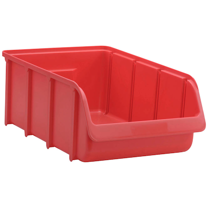 Artikelbild für hünersdorff Sichtlagerkasten 19,27 l rot, Artikelnummer 406157