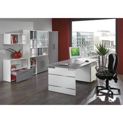 Artikelbild 5 für Kerkmann Aktenregal Priola weiß 80,0 x 36,0 x 115,0 cm, 1 St., Artikelnummer 449672