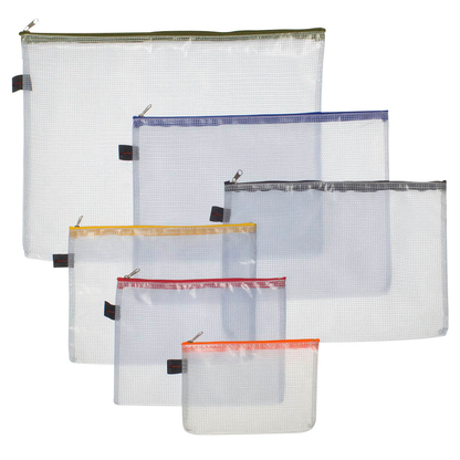 Artikelbild 3 für FolderSys Reißverschlussbeutel DIN A5 transparent/gelb 0,15 mm, 1 St., Artikelnummer 641795