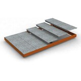 Artikelbild 1 für Simonrack Stahlfachboden SIMONFORTE EA 1806 orange 240,0 x 60,0 cm, 1 St., Artikelnummer 828503