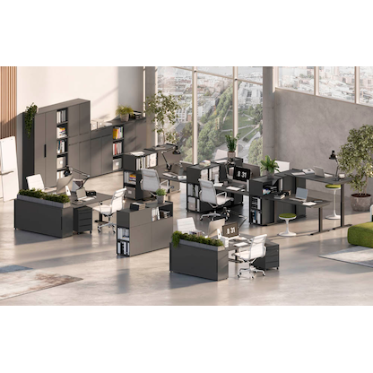 Artikelbild 8 für GERMANIA Aktenregal Mailand grafit 80,0 x 40,0 x 197,0 cm, 1 St., Artikelnummer 136529