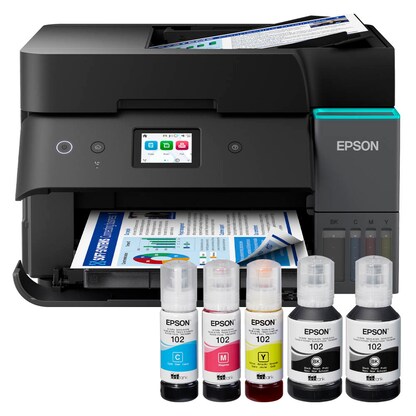 Artikelbild für AKTION: EPSON EcoTank ET-4950 4 in 1 Tintenstrahl-Multifunktionsdrucker schwarz mit 60 Euro CashBack, Artikelnummer 688137