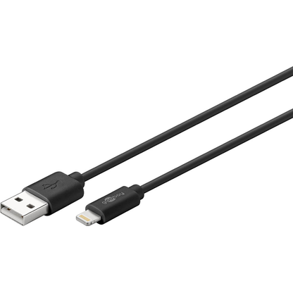 Artikelbild für goobay USB 2.0 A/Lightning Kabel 1,0 m schwarz, 1 St., Artikelnummer 344604