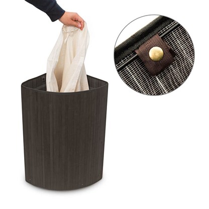 Artikelbild für relaxdays Wäschekorb schwarz, 1 St., Artikelnummer 360663