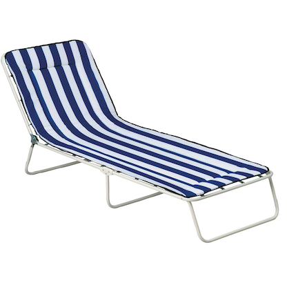 Artikelbild für BEST Sonnenliege Chiemsee weiß Stahl, Artikelnummer 383731