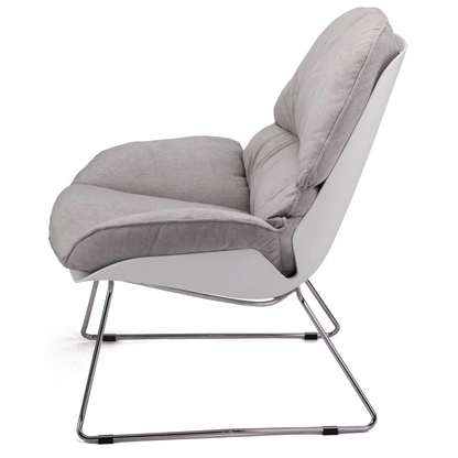 Artikelbild 4 für meet powered by PAPERFLOW Sessel LAZY grau silber Stoff 69,5 x 81,0 x 86,0 cm, 1 St., Artikelnummer 637771