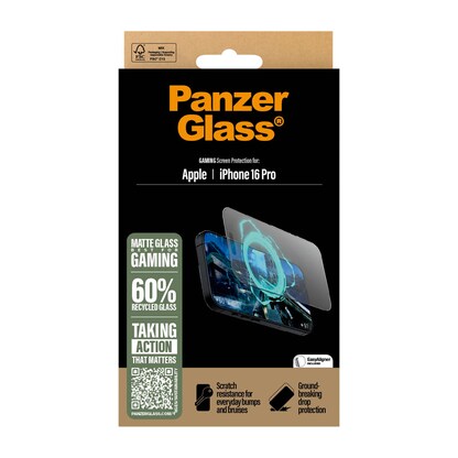Artikelbild 4 für PanzerGlass™ GAMING Display-Schutzglas für Apple iPhone 16 Pro, Artikelnummer 507568