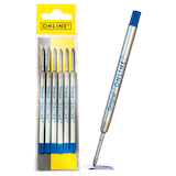 Artikelbild 1 für ONLINE® Kugelschreiberminen M blau, 6 St., Artikelnummer 238347