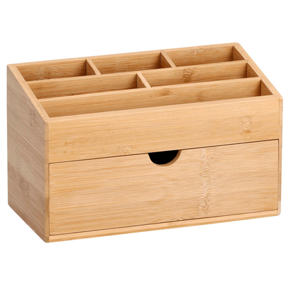 Artikelbild 4 für Zeller Schreibtisch-Organizer natur Bambus 6 Fächer 25,4 x 12,5 x 15,0 cm, Artikelnummer 685366