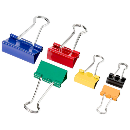 Artikelbild 2 für Gowi Foldbackklammern farbsortiert, 24 St., Artikelnummer 721421