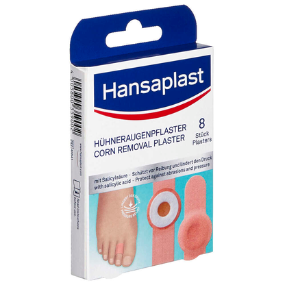 Artikelbild 2 für Hansaplast Hühneraugen-Pflaster 50430 beige, weiß, 8 St., Artikelnummer 725836