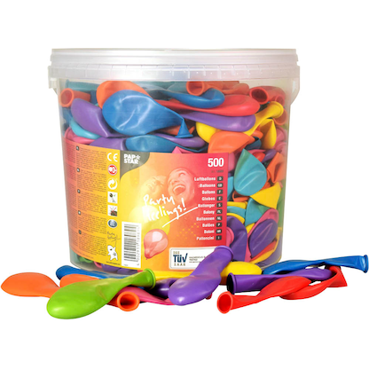 Artikelbild für PAPSTAR Luftballons bunt, 500 St., Artikelnummer 760223