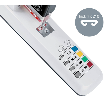 Artikelbild 6 für LEITZ Heftgerät 5551 grau, 1 St., Artikelnummer 437149