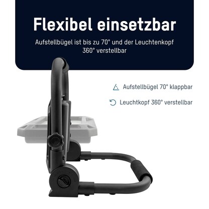 Artikelbild 6 für ANSMANN FL50W-R LED Akku-Baustrahler schwarz 50 W, Artikelnummer 629248