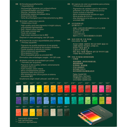 Artikelbild 3 für FABER-CASTELL Albrecht Dürer Aquarellstifte farbsortiert, 1 Set, Artikelnummer 758379