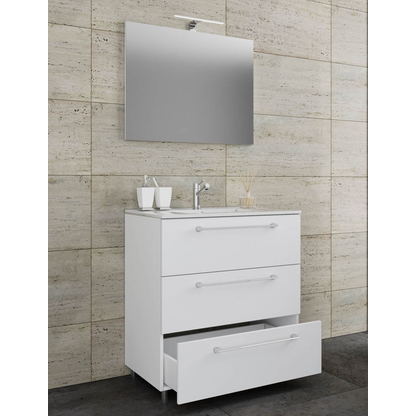 Artikelbild 4 für VCM my bath Badmöbel-Set 3-teilig Schubo 914351 weiß 80,0 x 46,0 x 86,0 cm, Artikelnummer 388886