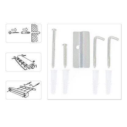 Artikelbild 7 für relaxdays Wandwäschetrockner weiß, grau, 1 St., Artikelnummer 555737