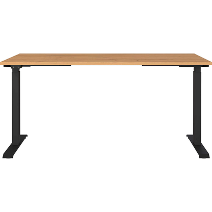 Artikelbild 4 für GERMANIA Agenda Home höhenverstellbarer Schreibtisch grandson-eiche rechteckig, T-Fuß-Gestell schwarz 160,0 x 80,0 cm, Artikelnummer 385282