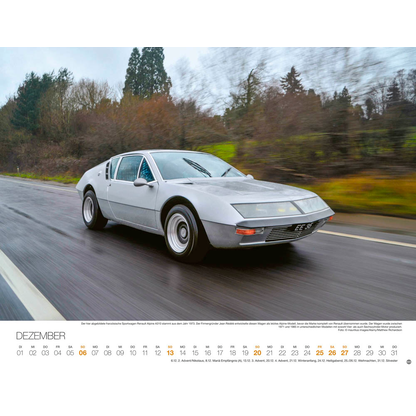 Artikelbild 13 für Heye Monats-Wandkalender LEGENDÄRE AUTOS 2026, 1 St., Artikelnummer 551196